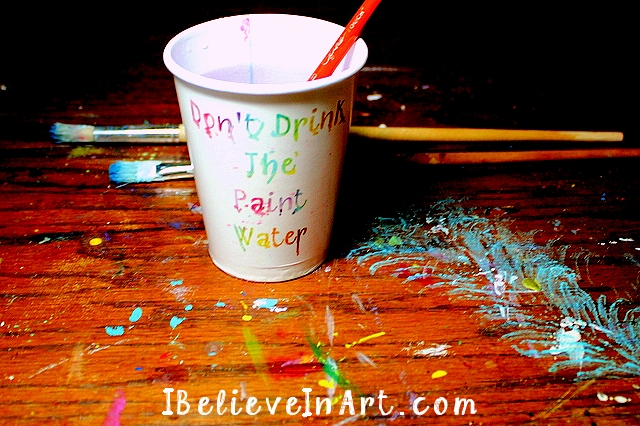 I Believe In Art By Victoria Lynn Hall: Paint Happens (And What I Do About  It)
